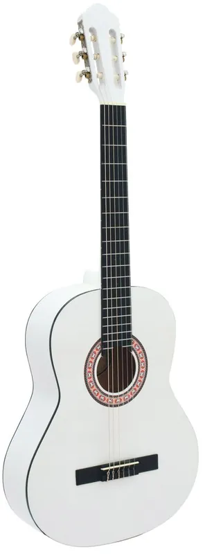DIMAVERY AC-303 Klassikgitarre, weiß Geprüft
