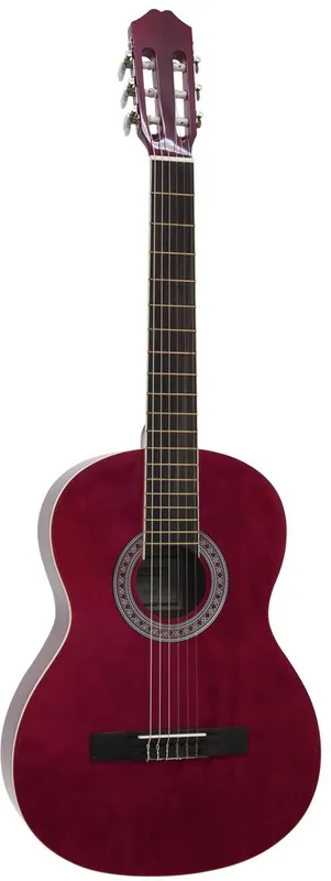 Neue Ware DIMAVERY AC-303 Klassikgitarre, rot