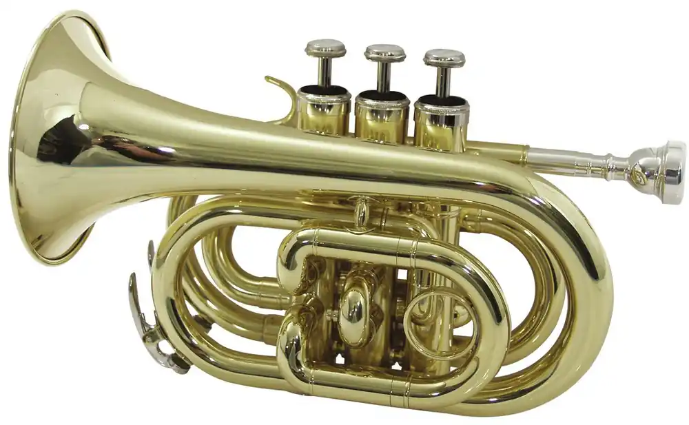 DIMAVERY TP-300 B-Pocket-Trompete, gold Kostenloser Versand