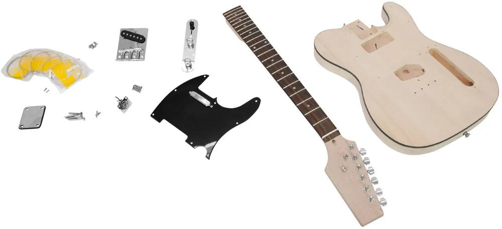 DIMAVERY DIY TL-10 Gitarrenbausatz Direkt Vom Hersteller