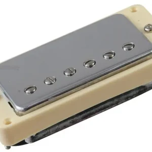 DIMAVERY Humbucker mit Silberkappe und Rahmen Versand Am Gleichen Tag