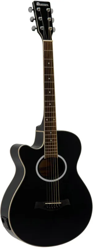 Angebot DIMAVERY AW-400 Westerngitarre LH, schwarz