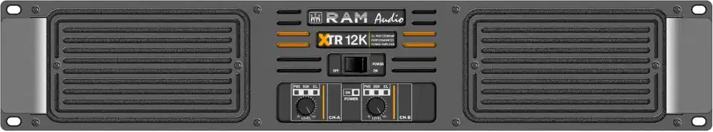 Ram Audio XTR-12K - PA Endstufe 2 x 6000 W 4 Ohm Nur Für Kurze Zeit