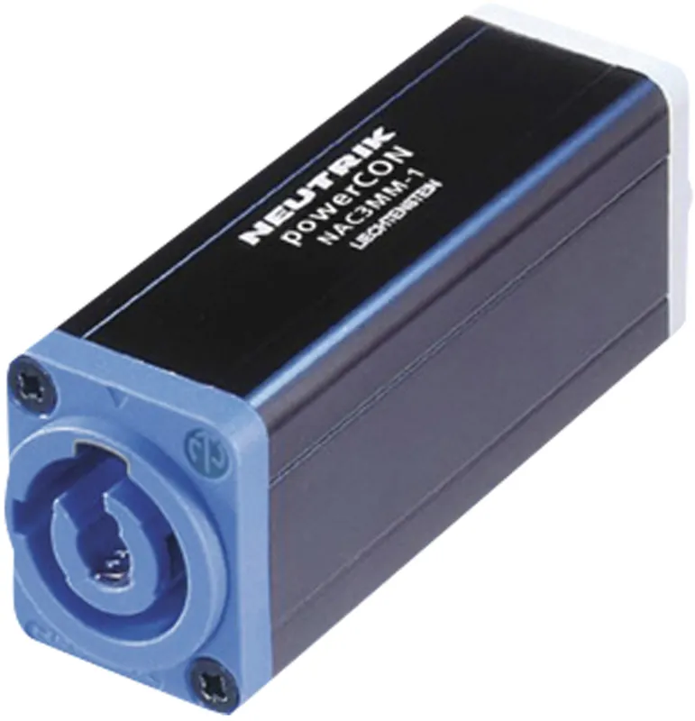 Saisonangebot NEUTRIK PowerCON NAC3MPA1 Eingang – NAC3MPB1 Ausgang Koppler zum Verbinden von Kabeln