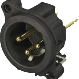 Bestseller NEUTRIK XLR 3P Buchse - männlich, vertikale Leiterplattenmontage