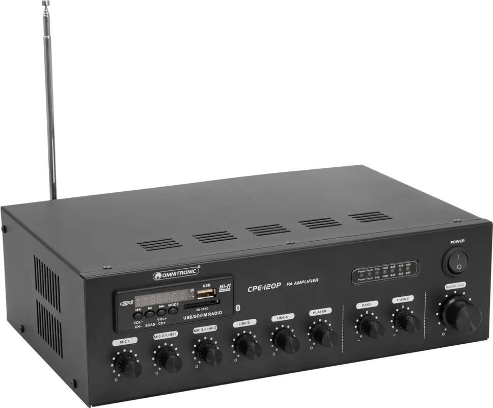OMNITRONIC CPE-120P ELA-Mischverstärker Finale Aktion