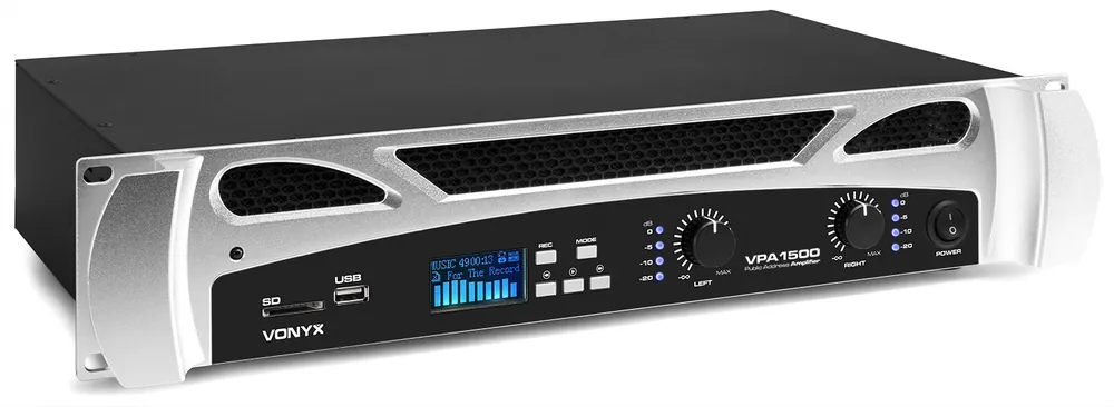 Direktkauf Vonyx VPA1500 PA-Verstärker 2x 750W Media Player mit BT