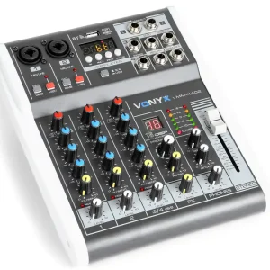 Billig Vonyx VMM-K402 4-Kanal-Musikmischpult mit DSP
