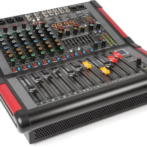 Power Dynamics PDM-S804A 8-Kanal-Bühnenmischpult mit Verstärker Solange Der Vorrat Reicht