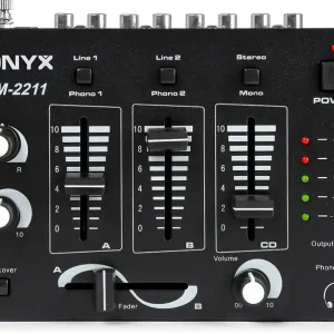 Vonyx STM-2211B 4-Kanal-Mischpult Schwarz Meistverkauft