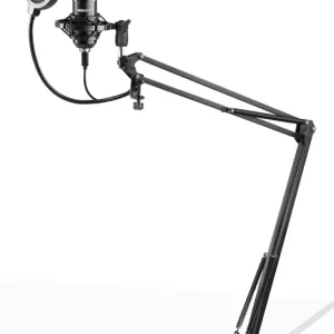 Markenware Vonyx CMS300B Studio-Mikrofon-Set USB Schwarz
