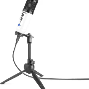Vonyx CM320W Studio-Mikrofon USB Weiß mit Echo Top-Seller