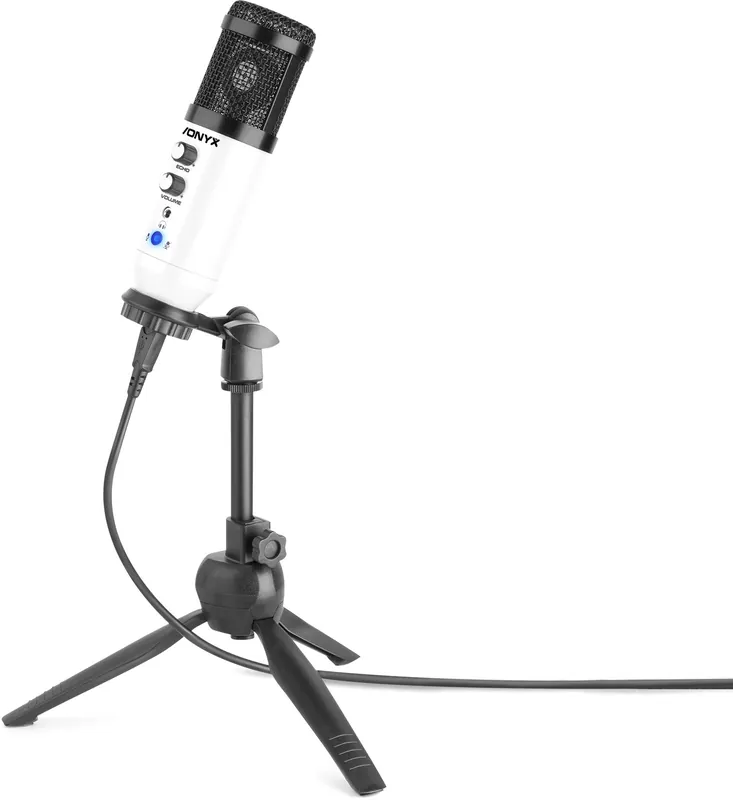 Vonyx CM320W Studio-Mikrofon USB Weiß mit Echo Top-Seller