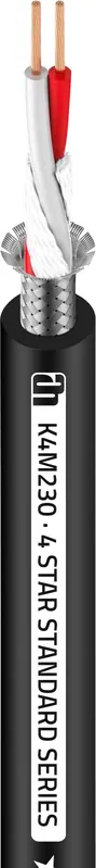 Adam Hall Cables 4 STAR M 230 - Mikrofonkabel 2 x 0,30 mm² Echt
