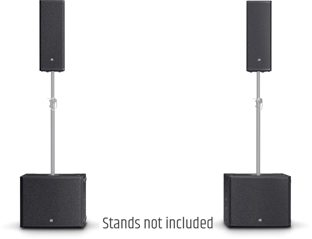 LD Systems STINGER G3 GALA SET A - 2 x doppelte 8" Aktiv-PA-Lautsprecher + 2 x 18" Aktiv-Subwoofer Knallerangebot