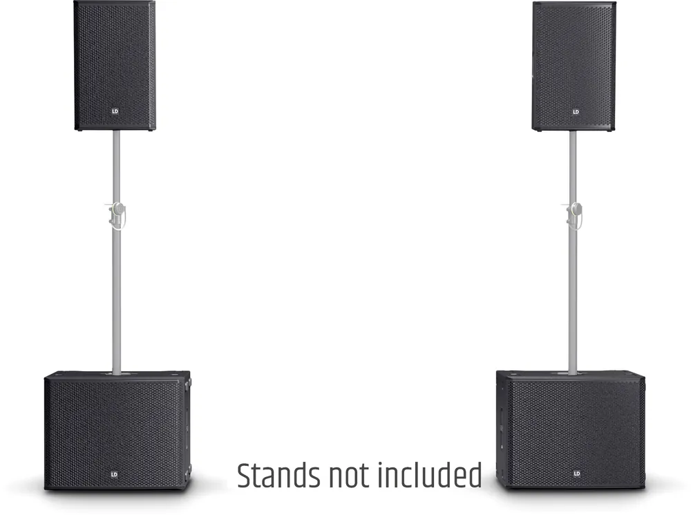 LD Systems STINGER G3 POWER SET A - 2 x 12" Aktiv-PA-Lautsprecher + 2 x 18" Aktiv-Subwoofer Kostenloser Rückversand