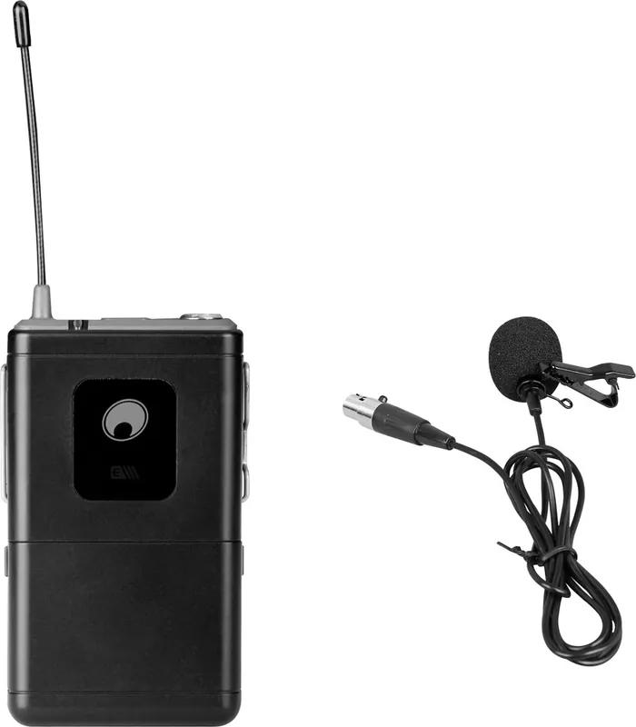 OMNITRONIC UHF-E Serie Taschensender 534.1MHz + Lavaliermikrofon Geprüft