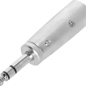 Adam Hall Connectors 4 STAR A JM3 XM3 - Adapter 6,3 mm Klinke stereo auf XLR male Kostenloser Versand