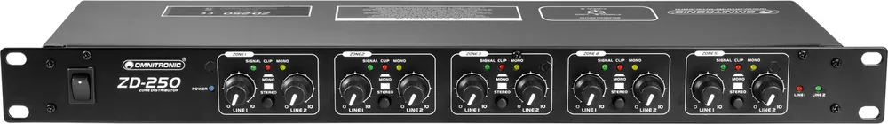 Neue Kollektion OMNITRONIC ZD-250B Zonen-Verteiler