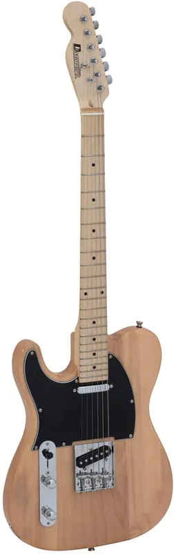 Echt DIMAVERY TL-601 E-Gitarre LH, natur