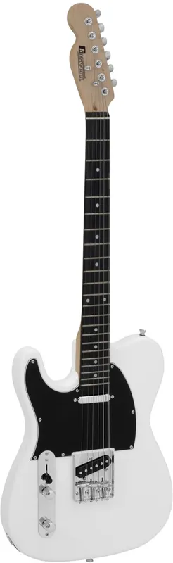 Neu Im Sortiment DIMAVERY TL-601 E-Gitarre LH, weiß
