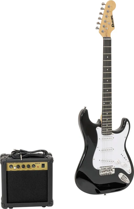 Direkt Vom Hersteller DIMAVERY EGS-1 E-Gitarren-Set, schwarz