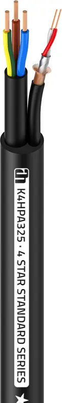 Adam Hall Cables 4 STAR HPA 325 - Hybridkabel Strom- & Audio 3 x 2,5 mm² & 2 x 0,22 mm² Online Kaufen