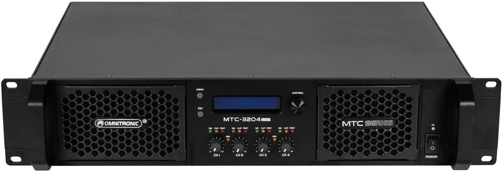 OMNITRONIC MTC-3204DSP 4-Kanal Endstufe mit DSP Solange Der Vorrat Reicht