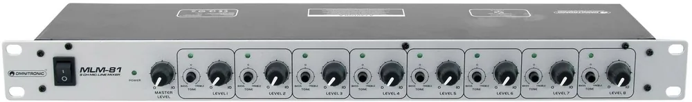 OMNITRONIC MLM-81 Mikrofon-Line-Mixer Heißes Angebot