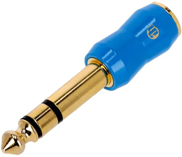 Adam Hall Connectors 4 STAR A MF3 JM3 G BLU LINE - BLU Line Adapter Miniklinke Female TRS x Klinke Kostenloser Versand