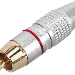 Direktkauf Adam Hall Connectors 4 STAR CR2 RED - RCA-Stecker mit rotem Code-Ring