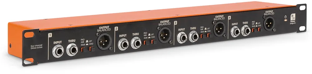 Palmer BRIDGE 4A - 4-kanalige, aktive DI-Box im 19"-Rackformat Bestseller