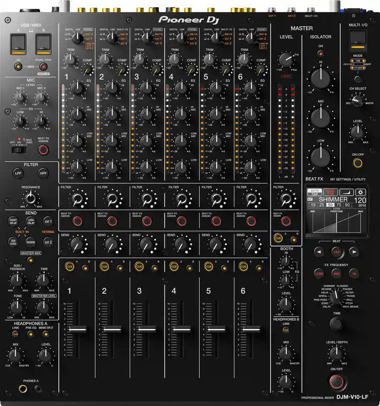 Pioneer DJ DJM-V10-LF 6-Kanal-Profi-DJ-Mixer Ausverkauf
