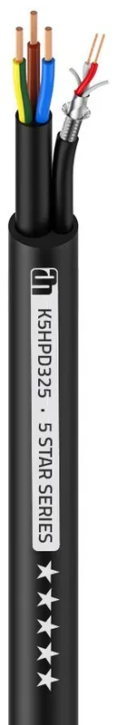 Heißes Angebot Adam Hall Cables 5 STAR HYBRID POWER DMX 325 - Hybridkabel | Netz & DMX | 3 x 2,5 mm² & 2 x 0,34