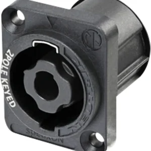 Super-Preis NEUTRIK 2-poliger Lautsprecher-Chassis-Stecker – D-Größe
