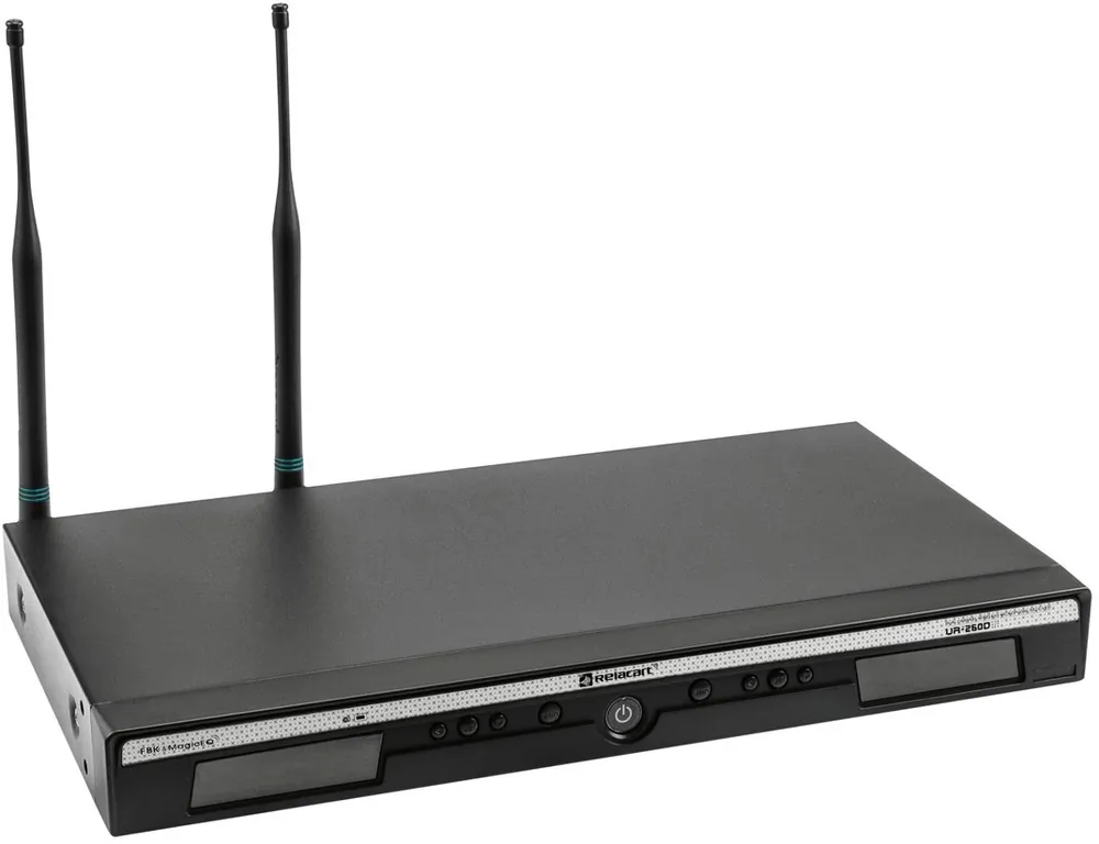 RELACART UR-260D 2-Kanal-UHF-Empfänger 522-554 MHz Neuheit