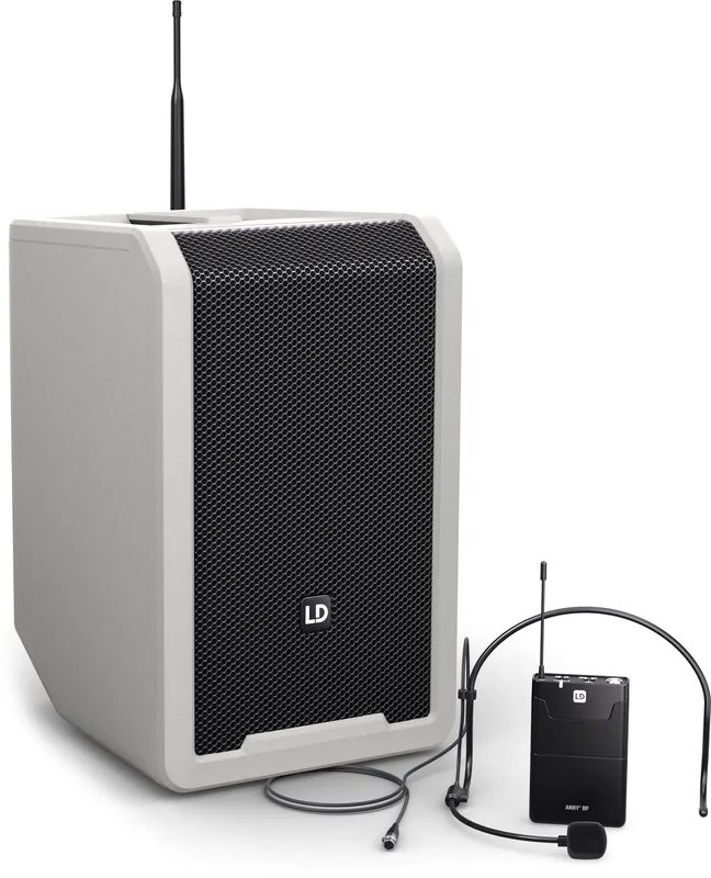 LD Systems ANNY® 8 BPH B6 G - Tragbarer Bluetooth® PA-Lautsprecher mit Akku, Mixer und 1x Wochenendangebot