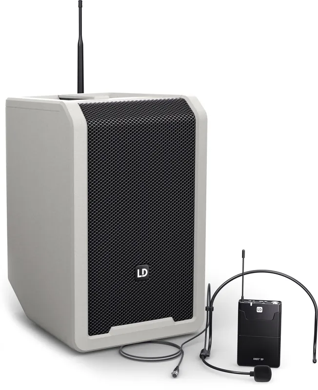 Kostenloser Rückversand LD Systems ANNY® 8 BPH B8 G - Tragbarer Bluetooth® PA-Lautsprecher mit Akku, Mixer und 1x