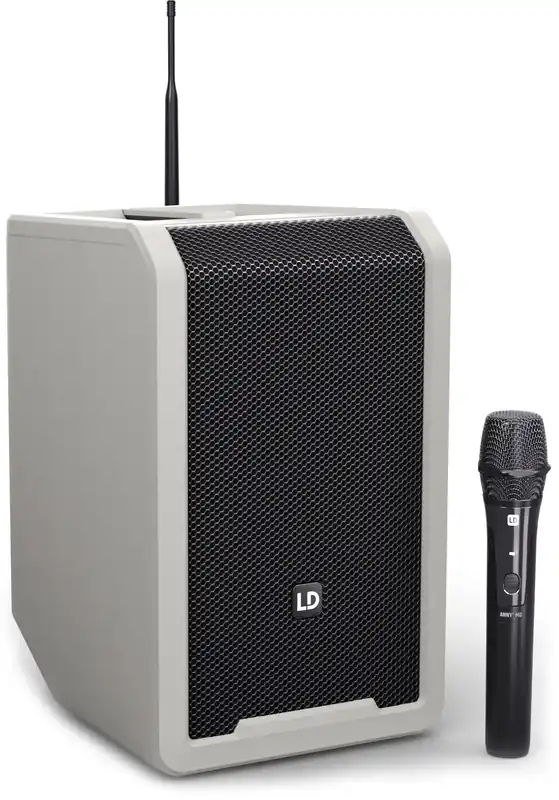 Direktkauf LD Systems ANNY® 8 HHD B5 G - Tragbarer Bluetooth® PA-Lautsprecher mit Akku , Mixer und 1x