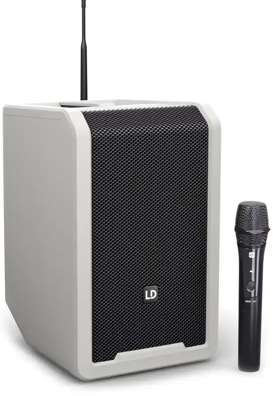 LD Systems ANNY® 8 HHD B6 G - Tragbarer Bluetooth® PA-Lautsprecher mit Akku , Mixer und 1x Neu Im Sortiment
