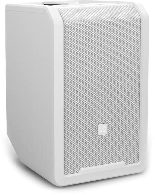 Aktuell LD Systems ANNY® 8 W - Tragbarer Bluetooth® PA-Lautsprecher mit Akku und Mixer, Pure White