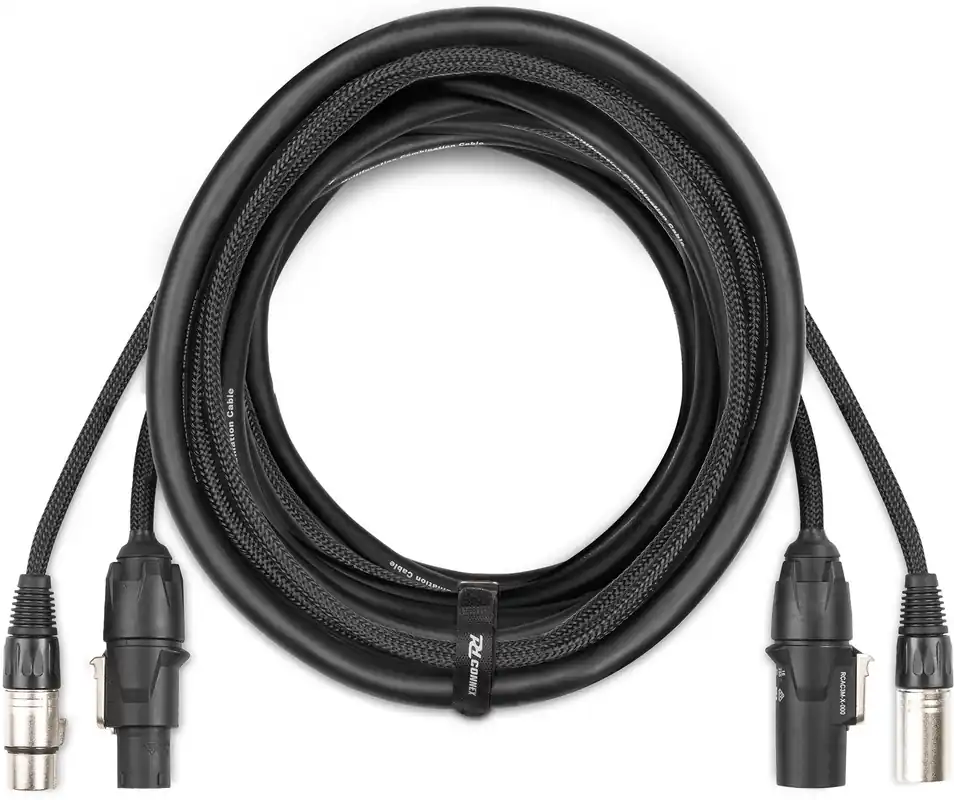 PD-Connex CX07-10 Kombi Kabel Powerconnector TR - XLR M / Powerconnector TR - XLR F 10m Meistverkauft