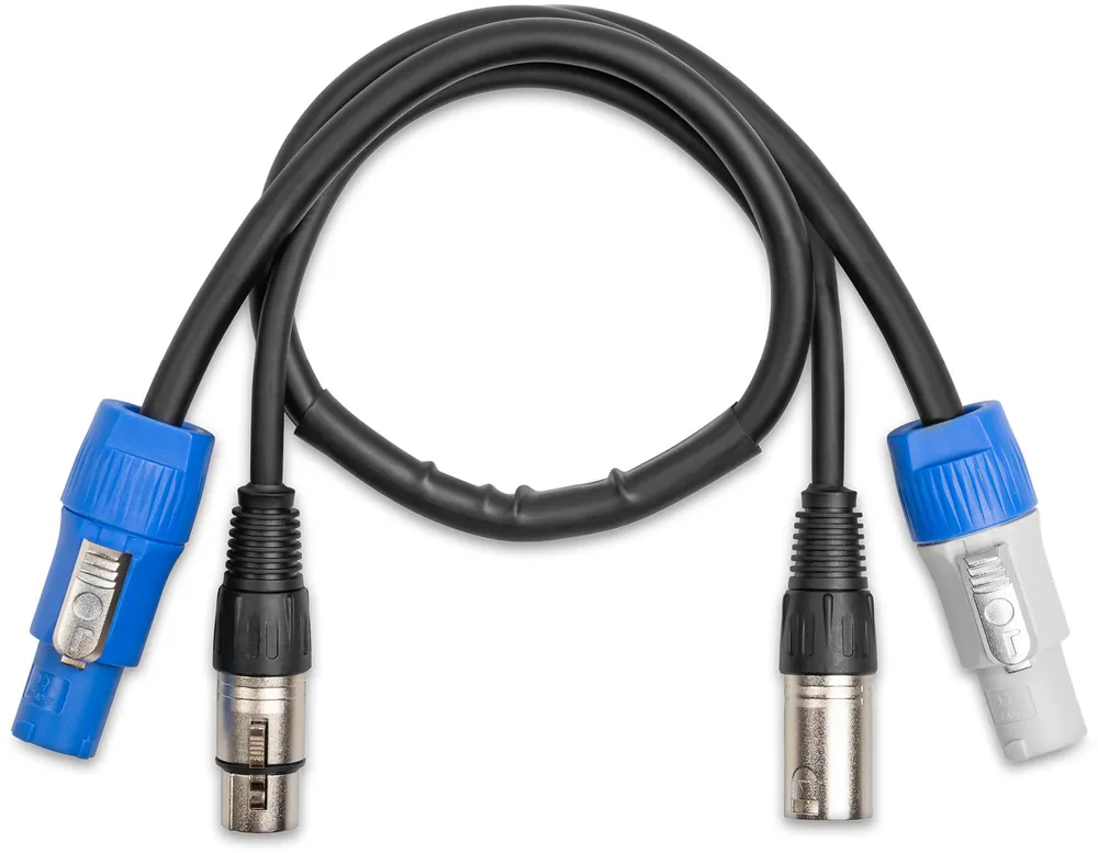 PD-Connex CX11-0,50 Kombikabel Stromanschluss B – XLR M / Stromanschluss A – XLR F 0,50 m Meistverkauft