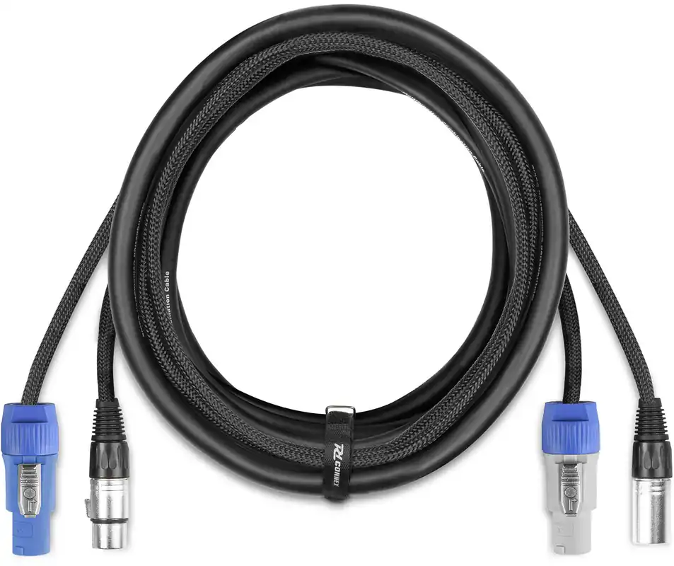 Top-Seller PD-Connex CX11-5 Kombikabel Stromanschluss B - XLR M / Stromanschluss A - XLR F 5 m