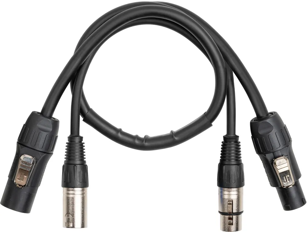PD-Connex CX13-0,50 Kombikabel Stromanschluss TR - XLR M / Stromanschluss TR - XLR F 0,50 m Direktkauf