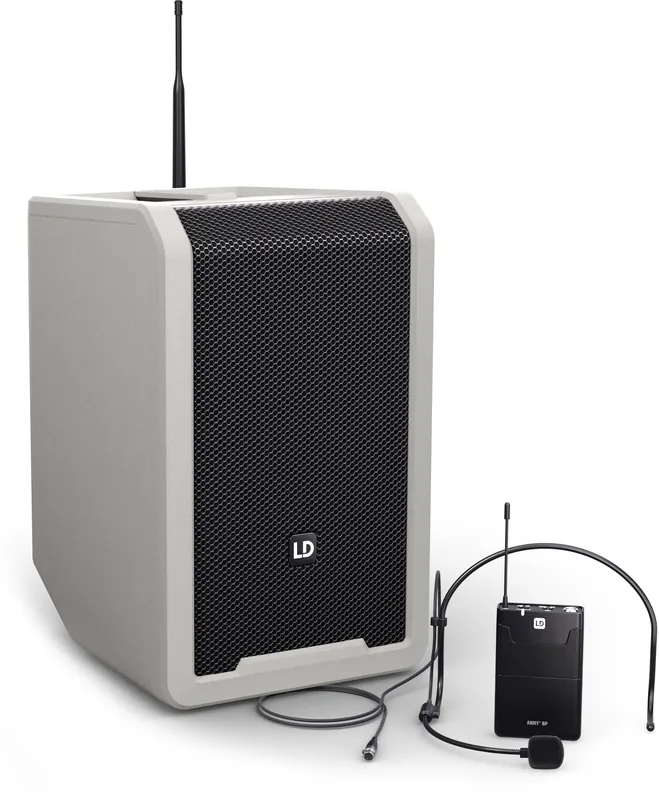 LD Systems ANNY® 8 BPH B5 G - Tragbarer Bluetooth® PA-Lautsprecher mit Akku, Mixer und 1x Must-Have