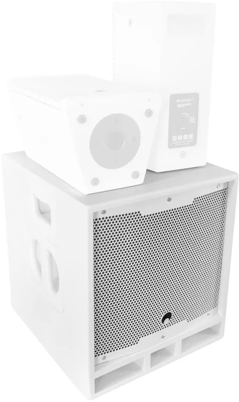 Ausverkauf OMNITRONIC MAXX-1206DSP 2.1 Aktiv-Subwoofer 12 Zoll weiß