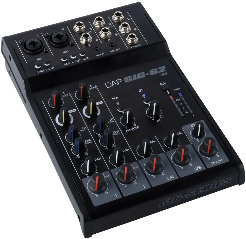 Jetzt Kaufen DAP-Audio GIG-62 V2 6-Kanal-Analogmischpult