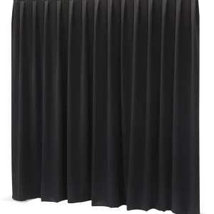 Geprüft WENTEX P&D Vorhang Molton 300 g/m² Schwarz - 330 x 300 cm (B x H) - plissiert