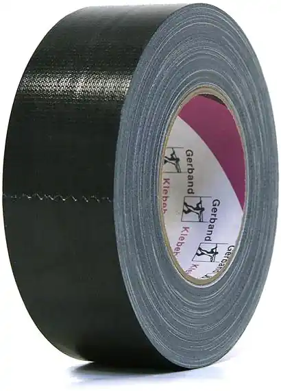 Gaffer Tape Gerband 250 schwarz - Gewebe-Klebeband/Panzertape Preis Gesenkt